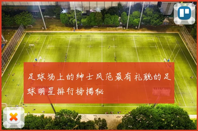 足球场上的绅士风范最有礼貌的足球明星排行榜揭秘